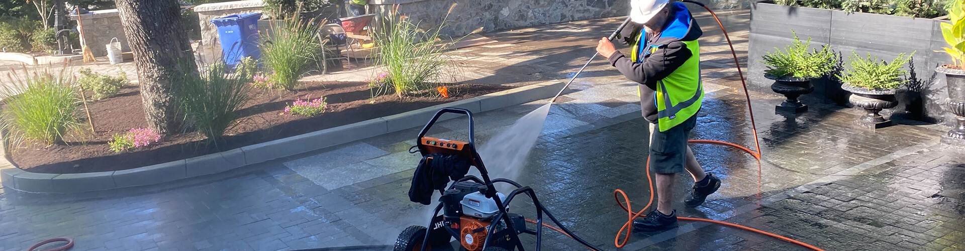 Construction site workers in Victoria, BC before post construction cleaning service